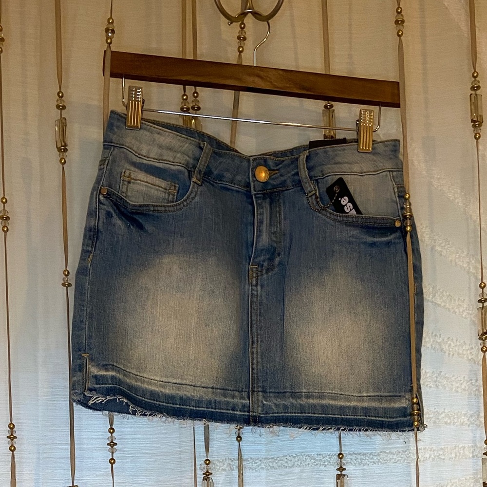 Mini Denim Skirt